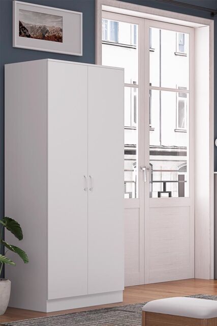 FWStyle Bedroom Furniture Set 3 Piece Matt White - image 1