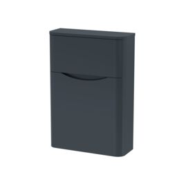 Balterley Bathroom Floor Concealed Cistern Toilet Unit, Dark Grey, 550mm in Grey - thumbnail 1