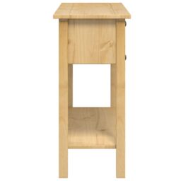 Berkfield Home Console Table Corona 114x34.5x73 cm Solid Wood Pine in Brown - thumbnail 5