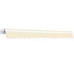 Berkfield Home Durable Folding Awning Manual Operated 400 cm Cream in Beige - thumbnail 1