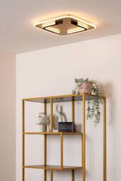 Netlighting Lucide ANDREAS Flush ceiling light LED 1x30W 2700K Matt Gold Brass in Metallic Gold - thumbnail 3