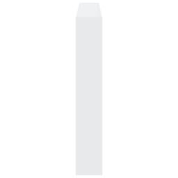 Berkfield Home Headboard Cabinet with LED White 140x17x102 cm - Size: 140 x 17 x 102 cm - thumbnail 7