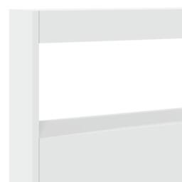 Berkfield Home Headboard Cabinet with LED White 140x17x102 cm - Size: 140 x 17 x 102 cm - thumbnail 9