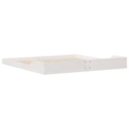 Berkfield Home Modern White 200 x 200 cm Pine wood - thumbnail 7