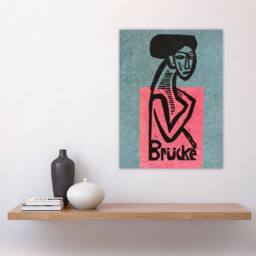 "Artery8 Die Brucke Artist Group Exhibition Kirchner Wall Art Poster Print in Blue - Size: W24"" x H32""" - thumbnail 4