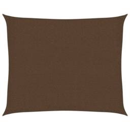 Berkfield Home Sunshade Sail 160 g/m ² Brown 2.5x3 m HDPE - thumbnail 1