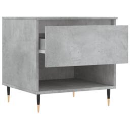 Berkfield Home Coffee Table Concrete Grey 50x46x50 cm Engineered Wood - Size: 50 x 46 x 50 cm - thumbnail 6