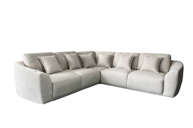 DS Living The Veneto 5 Seater Lounger Sofa in Cream - image 1
