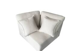 DS Living The Veneto 5 Seater Lounger Sofa in Cream - thumbnail 6