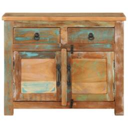 Berkfield Home Sideboard 68x35x55 cm Solid Wood Reclaimed - Size: 68 x 35 x 55 cm - thumbnail 3