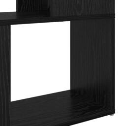 Berkfield Home Entertainment Centre Black Oak Engineered Wood 60 x 24 x 94 cm - thumbnail 8