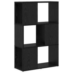 Berkfield Home Entertainment Centre Black Oak Engineered Wood 60 x 24 x 94 cm