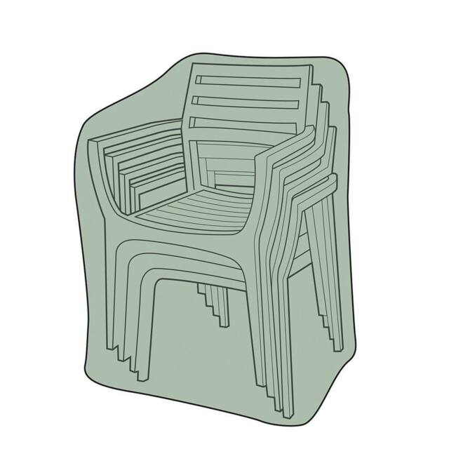 Gainsborough Weatherproof 300D PVC-Coated Garden Chair Cover with UV Protection in Green - image 1