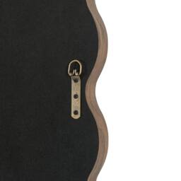 FurnitureboxUK Wiggle Walnut Wood Long Rectangle 120x80cm Wall Mirror - Size: 120x80 cm - thumbnail 8