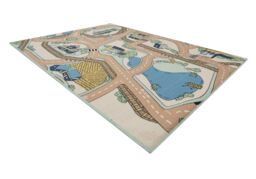 RugsX Rebel Roads Rug in Beige - Size: 95 cm x 133 cm - thumbnail 2