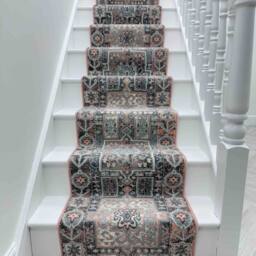 runrug Stair Runner Carpet for Staircases - Soft & Comfy, 9mm - 'Abstract' in Pink - Size: 60 cm x 600 cm - thumbnail 3