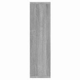 Berkfield Home Mirror Cabinet with LED Grey Sonoma 76x15x55 cm - Size: 76 x 15 x 55 cm - thumbnail 8