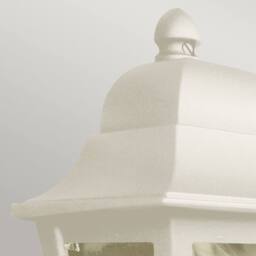 Netlighting Deco Lane 1 Light Half Outdoor Wall Lantern Cream IP44 - thumbnail 3