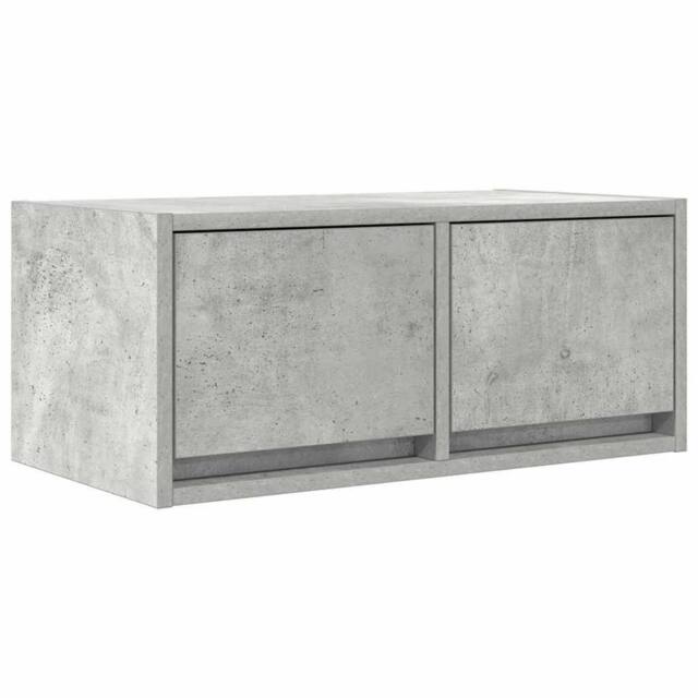 Berkfield Home TV Cabinet Concrete Grey 60x31x25.5 cm Engineered Wood - image 1