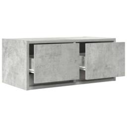 Berkfield Home TV Cabinet Concrete Grey 60x31x25.5 cm Engineered Wood - thumbnail 5
