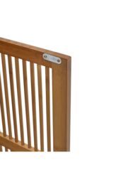 Living and Home Bamboo Entryway Storage Shoe Cabinet with Bench in Brown - thumbnail 9