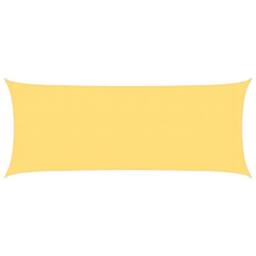 Berkfield Home Sunshade Sail 160 g/m ² Beige 2x5 m HDPE in Yellow - thumbnail 1