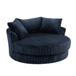 Home Detail Sky Swivel Loveseat in Dark Blue - thumbnail 3