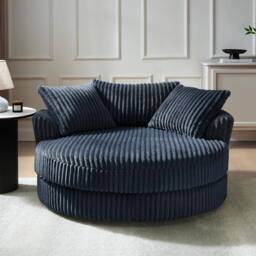Home Detail Sky Swivel Loveseat in Dark Blue - thumbnail 2