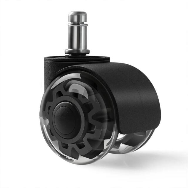 Havendro Pack of 5 Office Chair Rubber Wheels Casters in Black - image 1