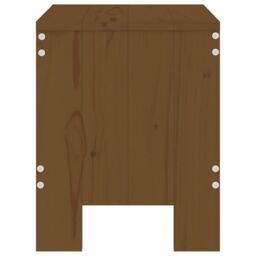 Berkfield Home Garden Stools 2 pcs Honey Brown 40x36x45 cm Solid Wood Pine - Size: 40 x 36 x 45 cm - thumbnail 5