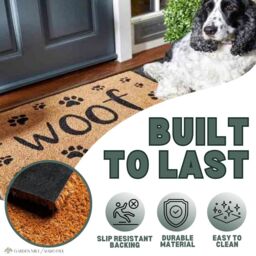 Marco Paul Non Slip Door Mat - Woof - Size: Medium - thumbnail 8