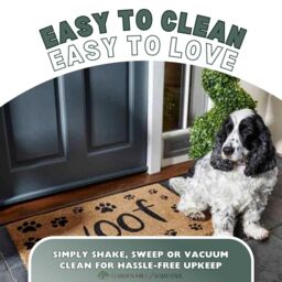 Marco Paul Non Slip Door Mat - Woof - Size: Medium - thumbnail 6