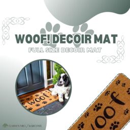 Marco Paul Non Slip Door Mat - Woof - Size: Medium - thumbnail 4