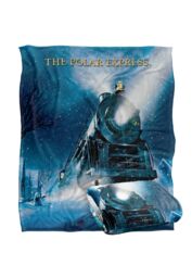 Warner Brothers Polar Express Silky Touch Super Soft Throw Blanket 152x127cm in White - Size: 152x127 cm - thumbnail 2