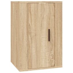 Berkfield Home 3 Piece TV Cabinet Set Sonoma Oak Engineered Wood in Brown - thumbnail 5