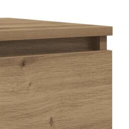 Berkfield Home Timeless Bedside Cabinet Artisan Oak 50x40x43.5 cm Engineered Wood in Brown - thumbnail 8