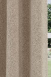 Enhanced Living 100% Blackout Curtains - Thermal/Energy Saving Linen Look Pair with Eyelets For Living Room & Bedrooms - thumbnail 3