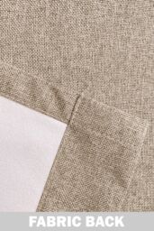 Enhanced Living 100% Blackout Curtains - Thermal/Energy Saving Linen Look Pair with Eyelets For Living Room & Bedrooms - thumbnail 5