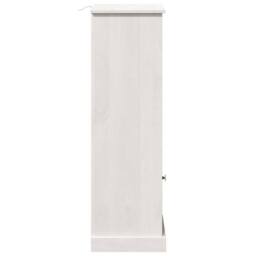 Berkfield Home Bathroom Cabinet with Storage White Solid pine wood - thumbnail 7
