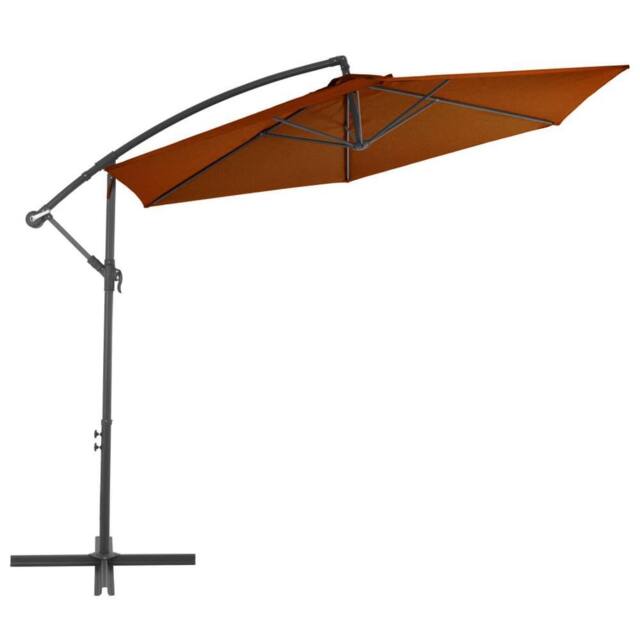 Berkfield Home Cantilever Umbrella with Aluminium Pole Terracotta 300 cm - image 1
