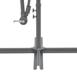 Berkfield Home Cantilever Umbrella with Aluminium Pole Terracotta 300 cm - thumbnail 5