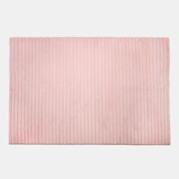 OHS Faux Fur Rug Ribbed Mat Luxury Carpet Anti Slip Runner in Pink - Size: 80 cm x 150 cm - thumbnail 8