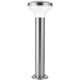 Loops 2 PACK Outdoor Post Bollard Light Marine Steel 0.5m LED Garden Driveway Path in Metallics - thumbnail 4