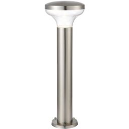 Loops 2 PACK Outdoor Post Bollard Light Marine Steel 0.5m LED Garden Driveway Path in Metallics - thumbnail 2