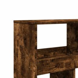 Berkfield Home Bookcase Smoked Oak 100x33x187.5 cm Engineered Wood in Brown - thumbnail 7
