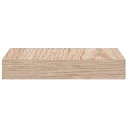 Berkfield Home Floating Shelves 2 pcs 23x23.5x4 cm Engineered Wood in Brown - thumbnail 4