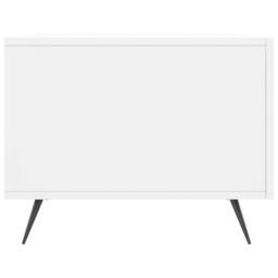 Berkfield Home Coffee Table White 50x50x40 cm Engineered Wood - Size: 50 x 50 x 40 cm - thumbnail 7