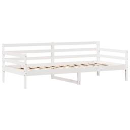 Berkfield Home Practical Daybed with Drawers without Mattress White 90x190 cm Si - thumbnail 5