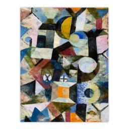 Artery8 Paul Klee Framed Wall Art Composition with Yellow Half Moon & Y - Size: A3 - thumbnail 3