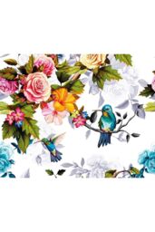 Origin Murals Hummingbird Garden Wall Mural - Size: W350 cm x H280 cm - thumbnail 2
